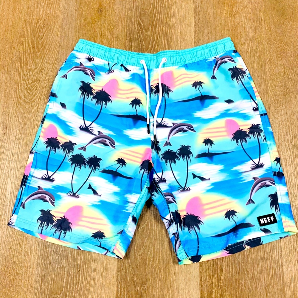 Neff Mens Swim/ Casual Shorts Size M Waist-32